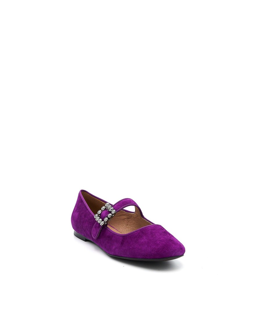 Ballerine BIBI LOU | Ball Bebe Fibbia Strass Cam Viola