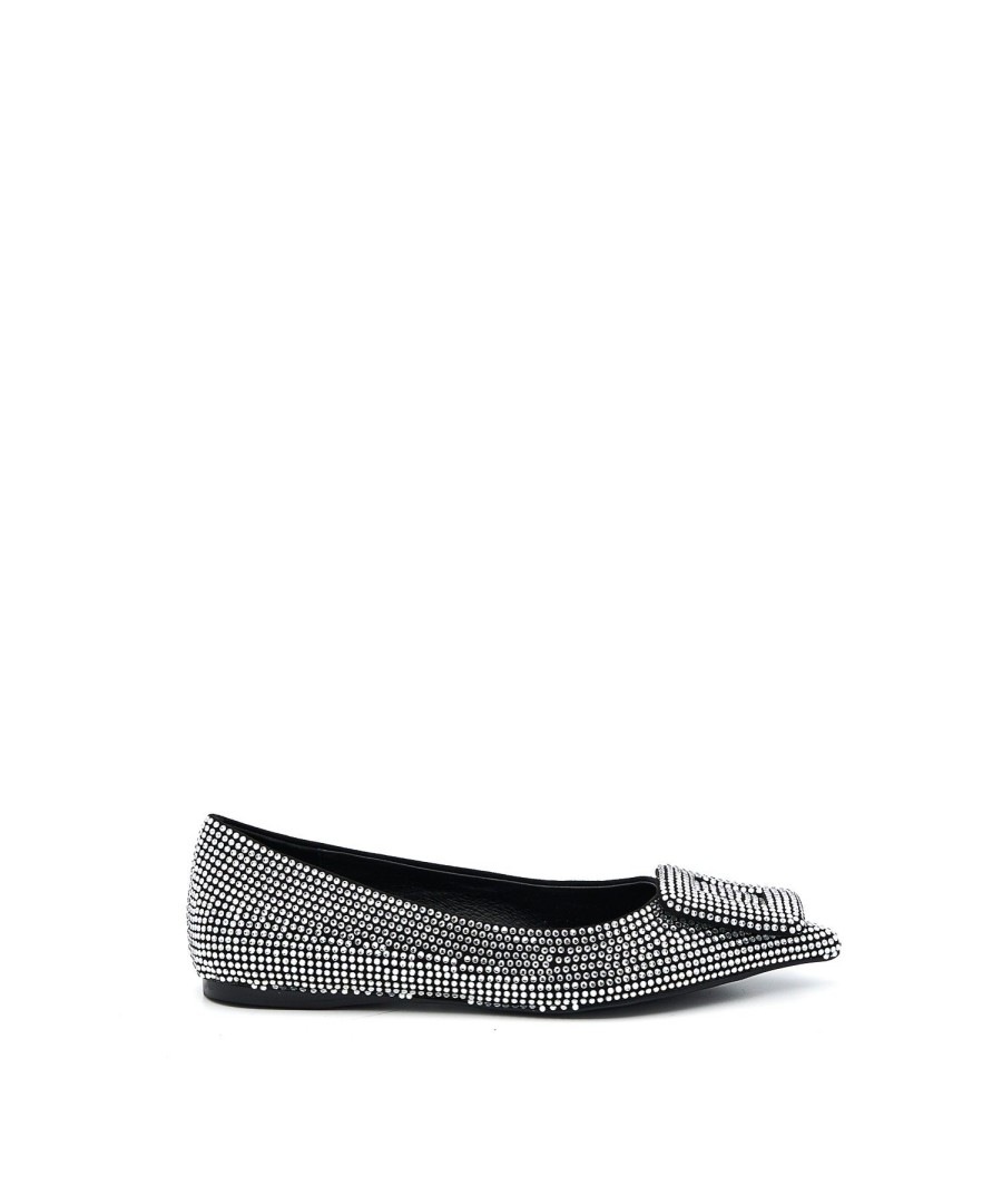 Ballerine BIBI LOU | Ball Strass Plata